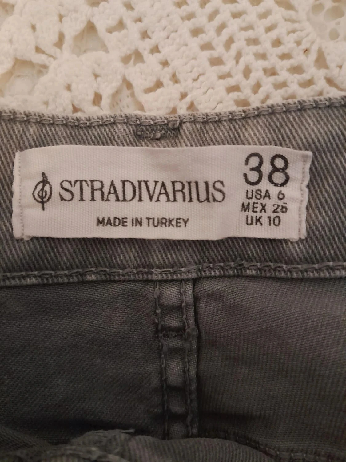 Jeans para mujer Talla 38 - Marca Stradivarius, color azul claro – photo 7